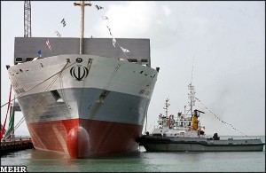 اولین کشتی کانتینربر ایرانی