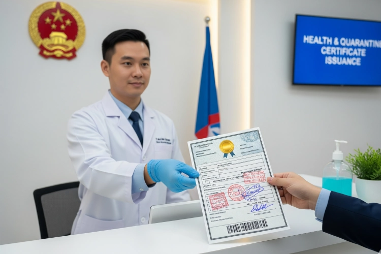 دریافت گواهی بهداشت و قرنطینه