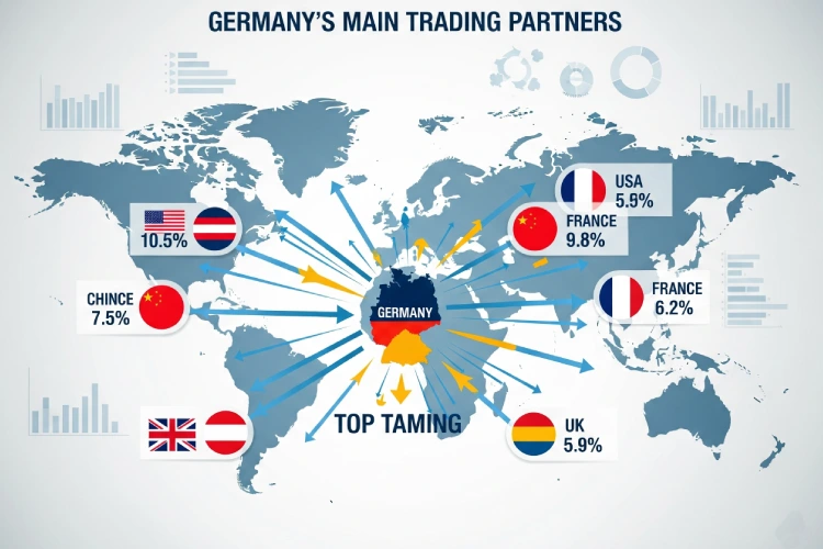 شریک‌های اصلی تجاری کشور آلمان