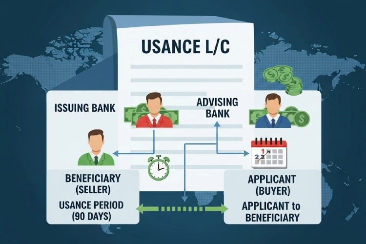 اعتبار یوزانس یا نسیه (Usance L/C)
