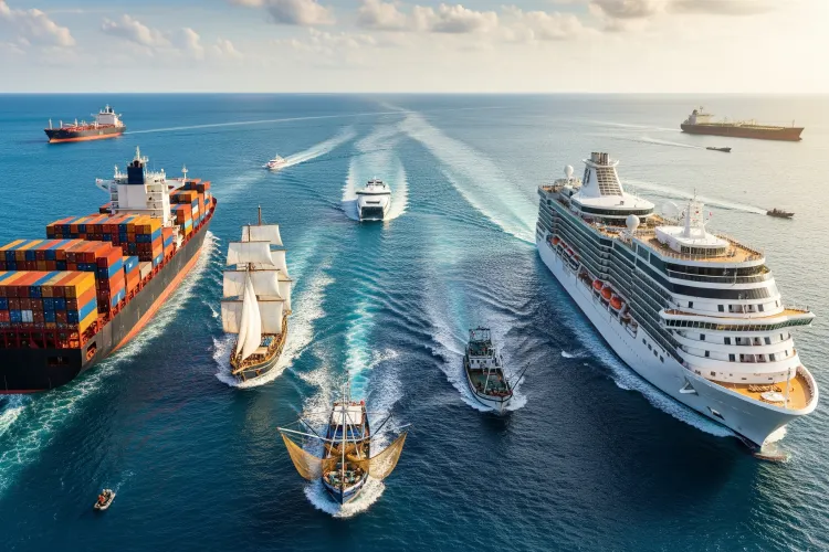 انواع حمل و نقل دریایی