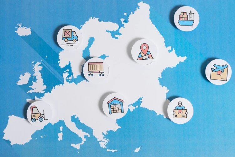مقاصد اصلی حمل‌ونقل دریایی به اروپا