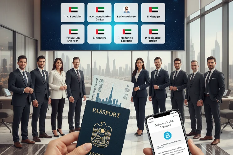 دریافت ویزای کار برای 10 شغل پر درآمد دبی