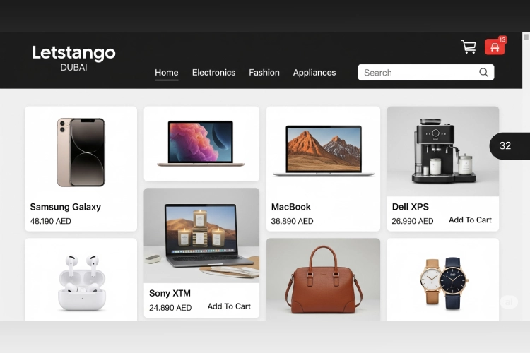 محصولات فروشگاه اینترنتی letstango دبی