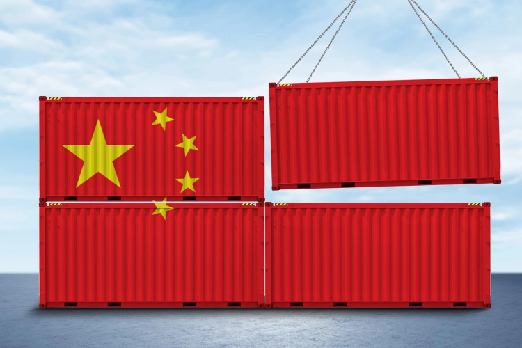 واردات قطعات از چین