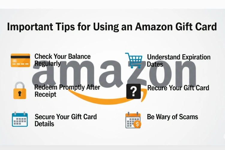 نکات مهم استفاده از گیفت کارت آمازون
