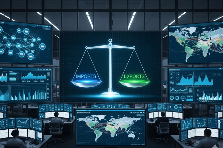 واردات در مقابل صادرات برای خود و شرکت‌های هم‌گروه