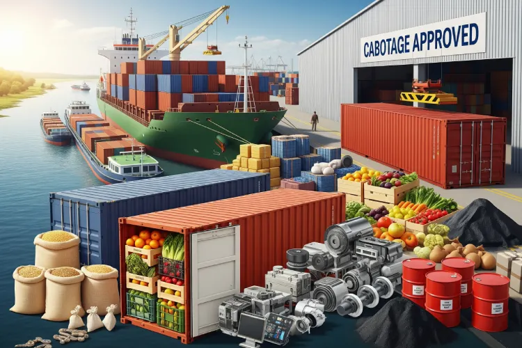 چه کالاهایی را می‌توان کابوتاژ کرد؟