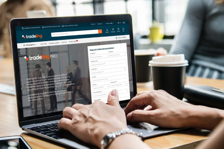 2. TRADELING پلتفرم B2B در دبی