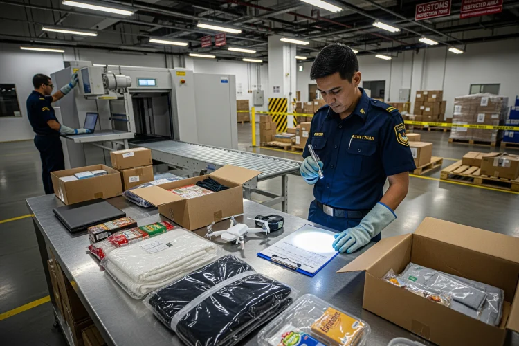 بررسی و ارزیابی کالا توسط گمرک