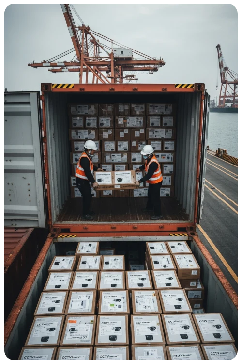 ترخیص دوربین مدار بسته از چین و دبی با کمک شرکت بازرگانی سپاهان همراه