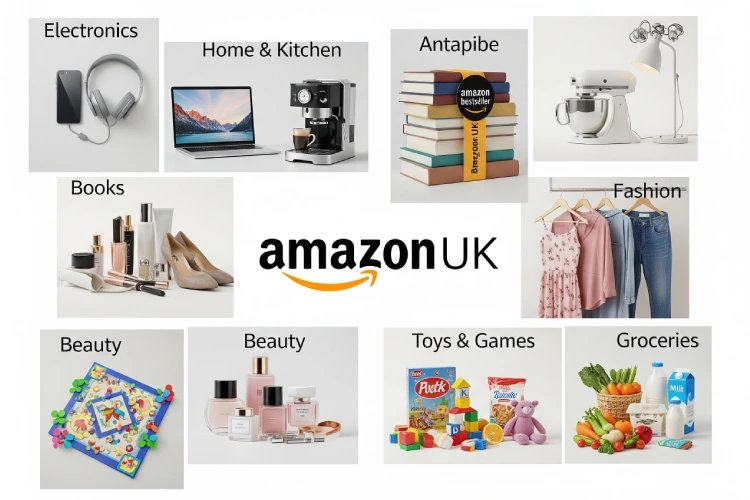 دسته‌بندی‌های پرطرف‌دار در آمازون انگلیس